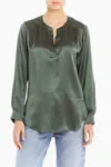 Amanda Uprichard Highliner Shirt In Tarragon In Multi