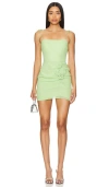 Amanda Uprichard Holly Dress In 梨皮色