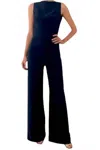 Amanda Uprichard Ines Jumpsuit In Navy In Blue