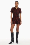 Amanda Uprichard Ireland Romper In Red,black