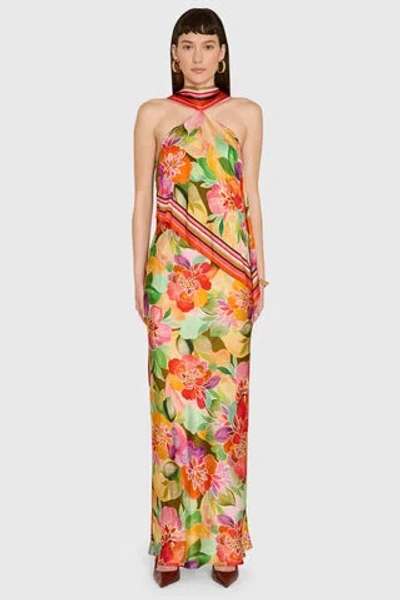 Amanda Uprichard Irena Maxi Dress In Multi