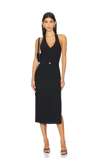 Amanda Uprichard Isadore Dress In Black