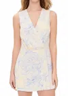Amanda Uprichard Isler Romper In Somerset Print In Neutral