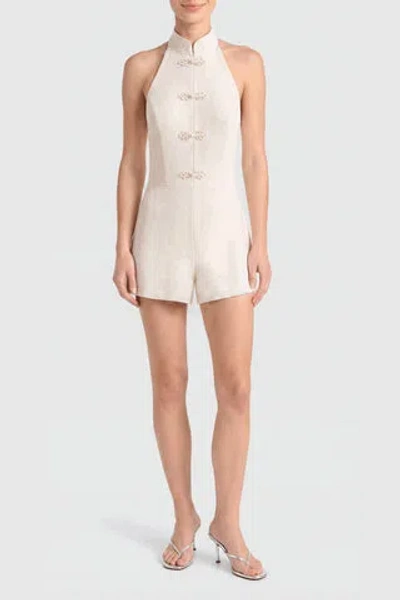 Amanda Uprichard Isola Romper In White