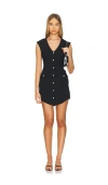 Amanda Uprichard Ivana Dress In Black
