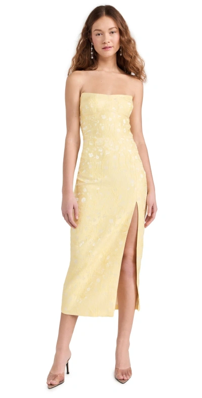 Amanda Uprichard Ivy Dress Yellow