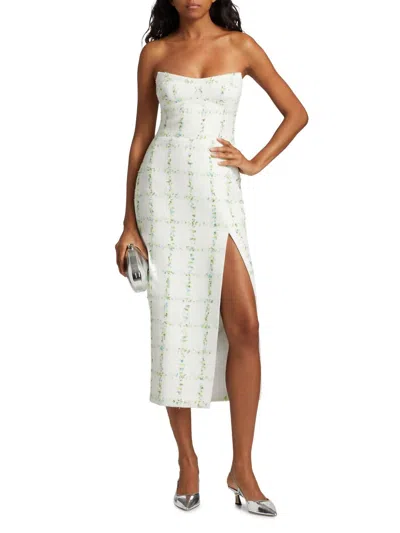 Amanda Uprichard Ivy Midi Dress In White