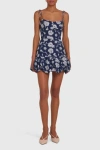 Amanda Uprichard Ivy Bubble Skort Dress In Navy In Navy
