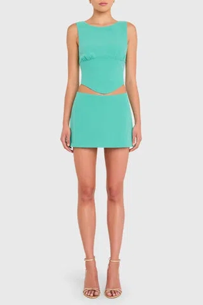 Amanda Uprichard Jace Skort In Parakeet