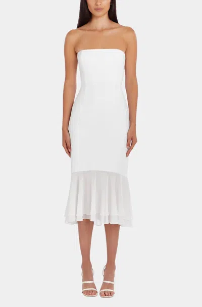 Amanda Uprichard Jackie Dress In Ivory In White