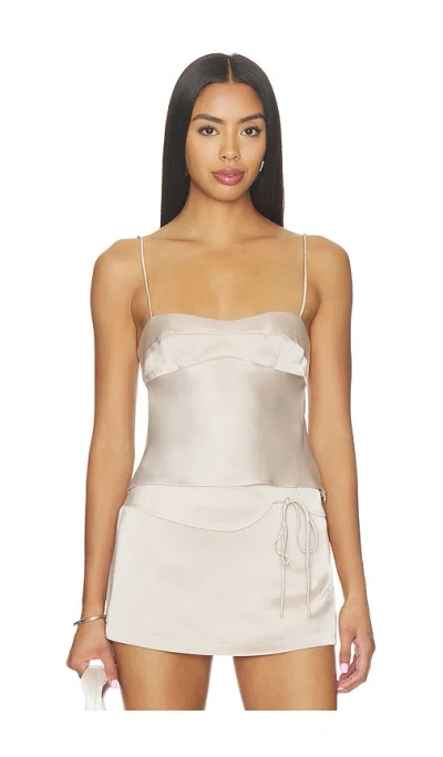 Amanda Uprichard Jamie Top In White