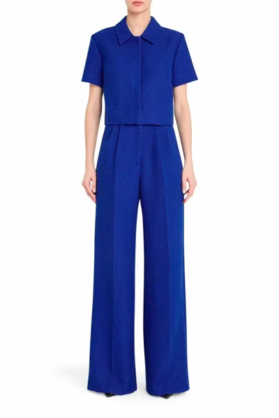 Amanda Uprichard Jane Pants In Bright Blue