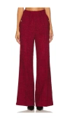 Amanda Uprichard Jane Pants In Wine