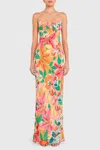 Amanda Uprichard Janeiro Maxi Dress In Botanica In Green