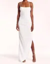 Amanda Uprichard Janet Maxi Gown In Ivory In White