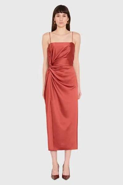 Amanda Uprichard Jean Dress In Brown