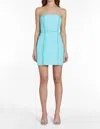 AMANDA UPRICHARD JEANNIE DRESS IN WAVE TEAL