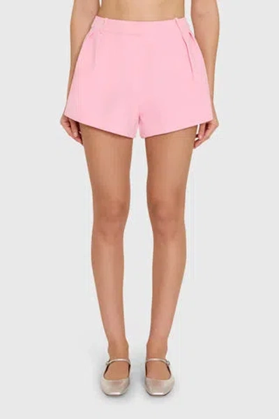 Amanda Uprichard Jeremiah Shorts In Pink