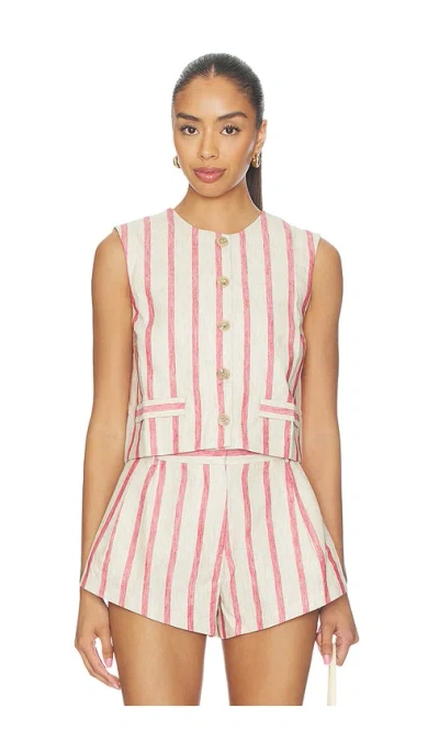 Amanda Uprichard Jeremiah Top In White