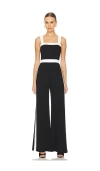 Amanda Uprichard Jessel Jumpsuitt In Black In Ë¸”ëž™ & Ì•„ì�´ë³´ë¦¬