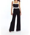 Amanda Uprichard Jessel Jumpsuitt In Black In Black