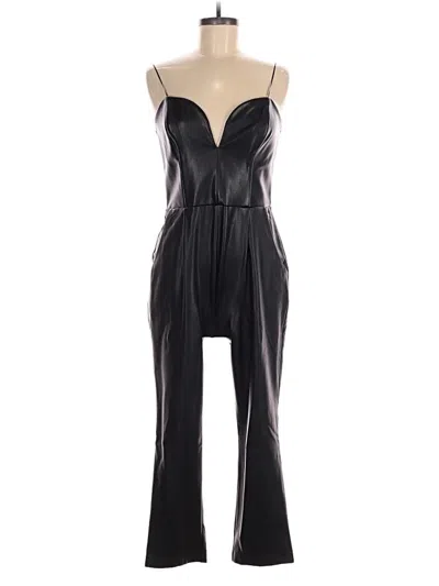 Pre-owned Amanda Uprichard Jumpsuit In Black