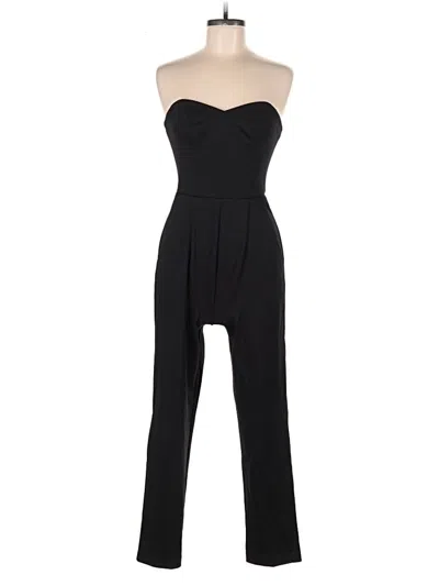 Pre-owned Amanda Uprichard Jumpsuit In Black