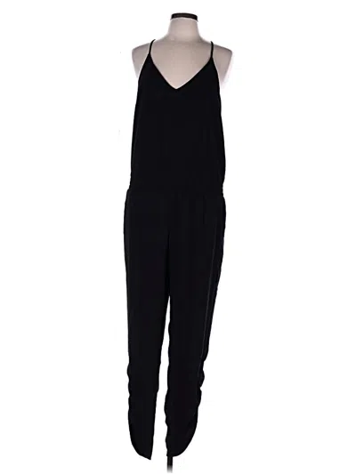 Pre-owned Amanda Uprichard Jumpsuit In Black