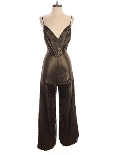 Pre-owned Amanda Uprichard Jumpsuit In Gold