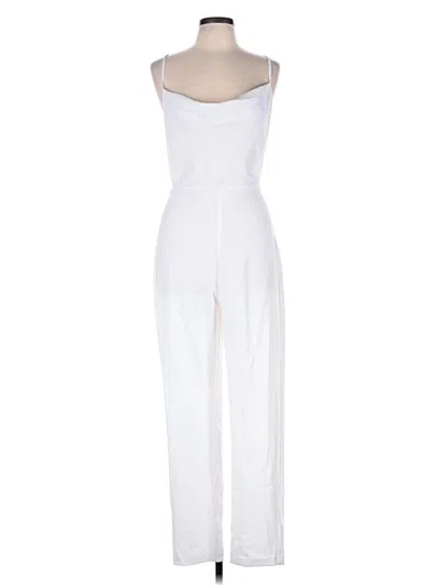 Pre-owned Amanda Uprichard Jumpsuit In White