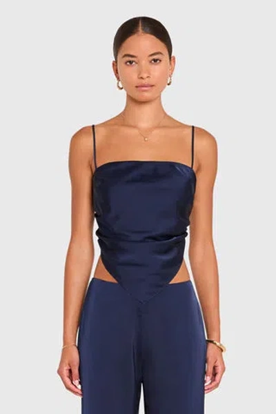 Amanda Uprichard Juna Top In Blue