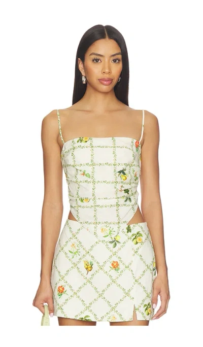 Amanda Uprichard Juna Top In White