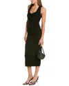 Amanda Uprichard Kahlo Maxi Dress In Black