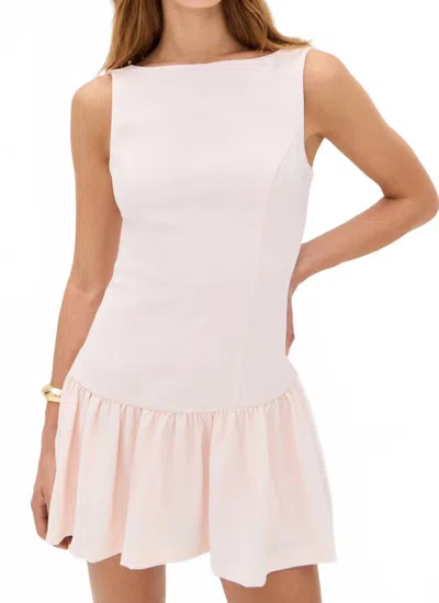 AMANDA UPRICHARD KATINA SKORT ROMPER IN BISCOTTI