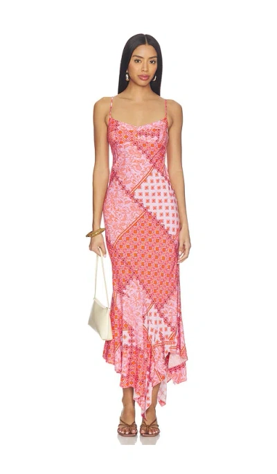 Amanda Uprichard Kaysee Maxi Dress In Multi