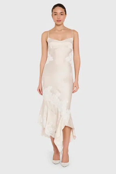Amanda Uprichard Kaysee Midi Dress In White