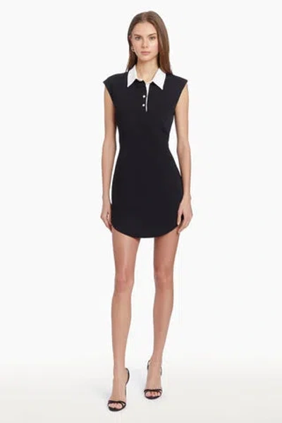 Amanda Uprichard Kearney Dress In Black,ivory