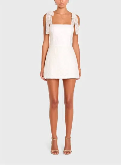 Amanda Uprichard Keenan Skort Romper In White