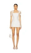Amanda Uprichard Keenan Skort Romper In White