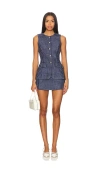 Amanda Uprichard Kendall Romper In Neptune