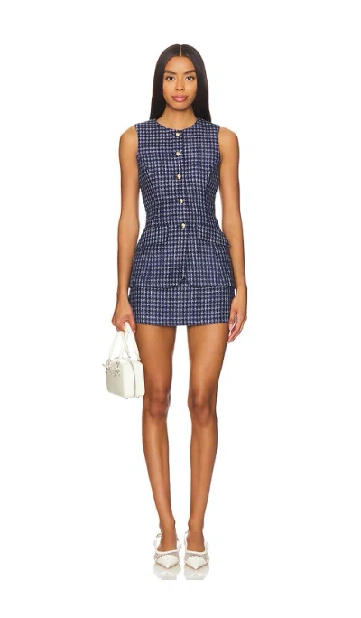 Amanda Uprichard Kendall Romper In Neptune