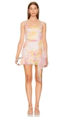 Amanda Uprichard Women's Kendra Floral Ruffled Skort Romper In Vivian