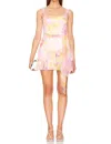 Amanda Uprichard Women's Kendra Floral Ruffled Skort Romper In Multi