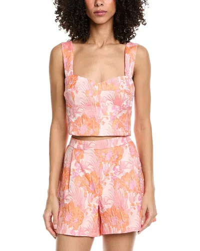 Amanda Uprichard Kenley Top In Orange