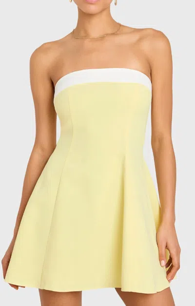 Amanda Uprichard Kerielle Dress In Provence Ivory