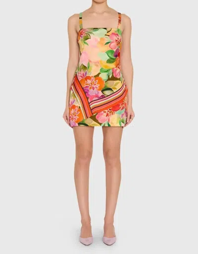 Amanda Uprichard Keyshia Mini Dress In Dominica In Multi