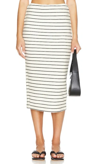 Amanda Uprichard Kismet Skirt In 크림 & 블랙