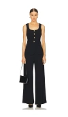 Amanda Uprichard Kya Jumpsuit In Black
