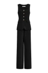 Amanda Uprichard Kya Jumpsuit In Black