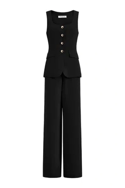 Amanda Uprichard Kya Jumpsuit In Black